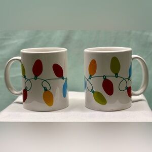 Just For You by Megatoys Christmas Lights mugs (2)